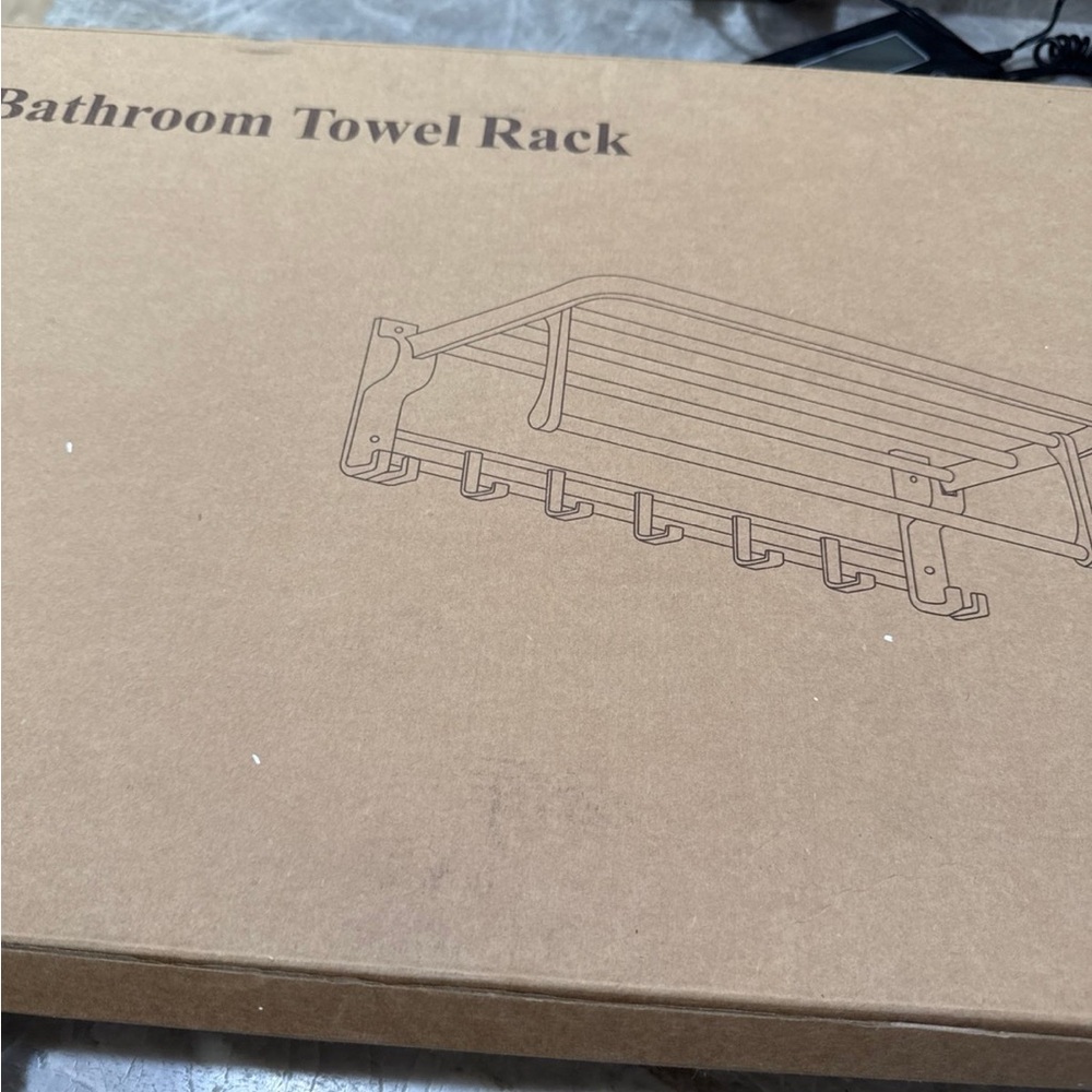 Bathroom Towel Rack in Silver - Picture 3 of 9